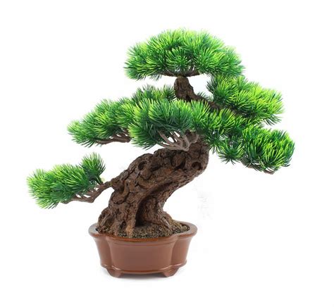 Japanese Pine Bonsai Tree Fake Potted Plants House Plants for Bathroom Home | eBay