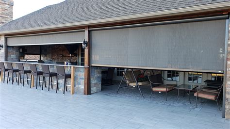 Motorized Patio Screens & Retractable Shades | Sunset Outdoor - Amarillo, TX