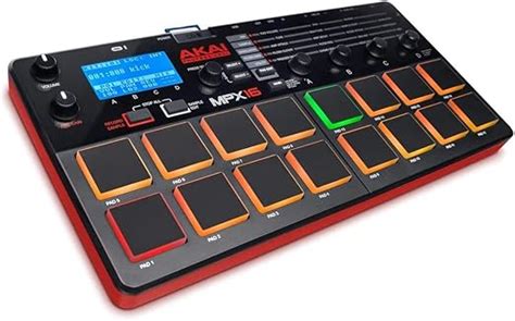 Amazon.com: Akai Professional MPX16 | Portable Finger Drumming Sample ...