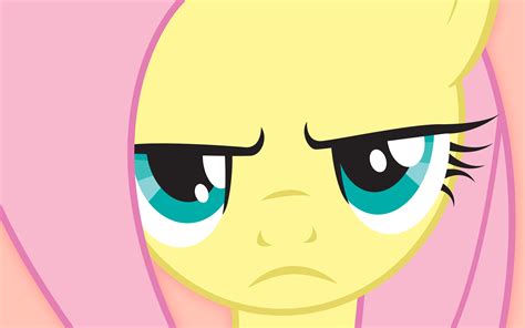 Fluttershy Evil Stare Wallpaper by GoblinEngineer on DeviantArt