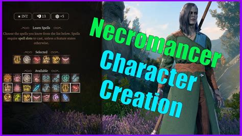 Creating my Evil Necromancer Wizard | Character Creation (Level 1) | Baldur's Gate 3 | Session 0 ...