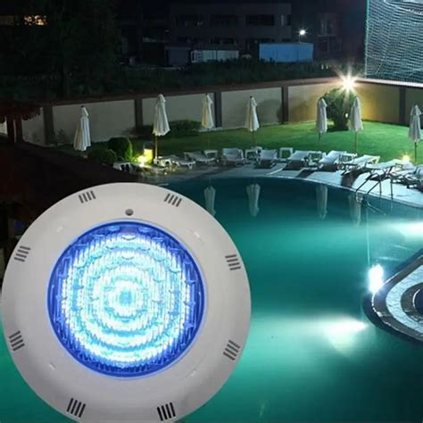 558 LED RGB 5 Colors 12V Wall Mounted Pool Lights Underwater Swimming Pool Bright Light + Remote ...