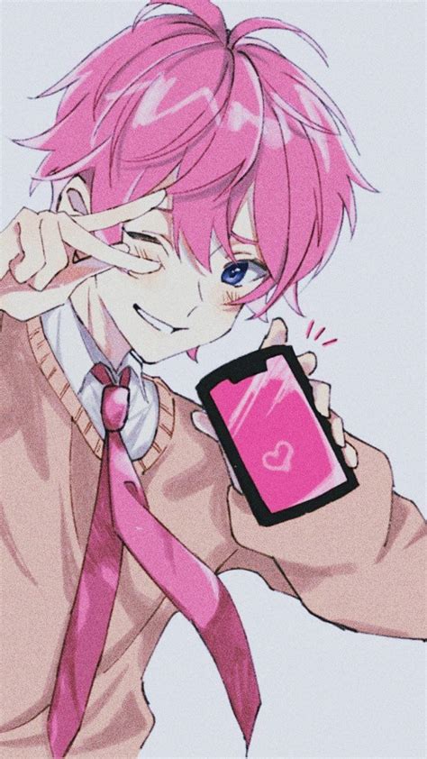 Cute Anime Boy Smile