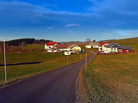 "Country road, scenery and blues sky II | landscape photography" by Patrick Jobst | Redbubble