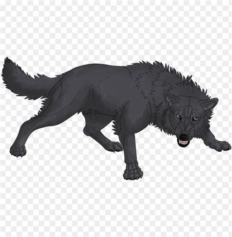 angry wolf png clip art freeuse library - angry black wolf PNG image with transparent background ...