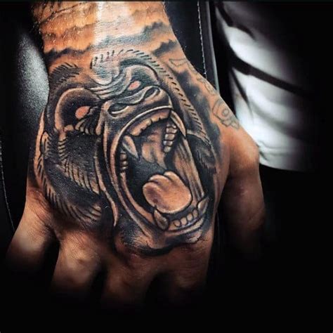 100 Gorilla Tattoo Designs For Men - Great Ape Ideas