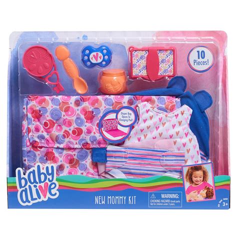 Baby Alive New Mommy Kit Doll Accessories, Multicolor Set 1 - Baby Alive