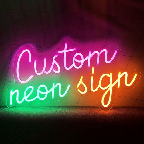 Personalized Name Neon Signs For Bedroom, Custom Nursery Neon Sign, Baby Shower Backdrop Neon ...