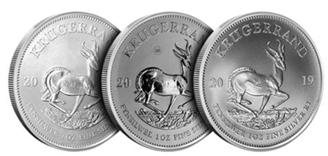 Silver Krugerrand Coins - South African Mint - Auronum