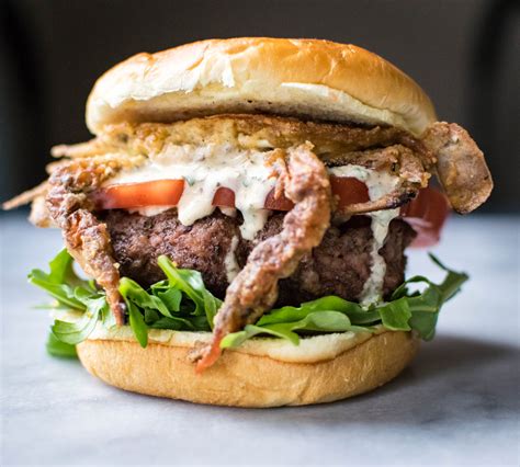 Soft Shell Crab Burger: The Literal Krabbypatty | Carolyn's Cooking