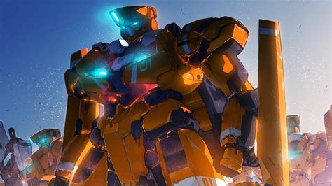 Orange robot animated character, Aldnoah.Zero, mech, anime, robot HD ...