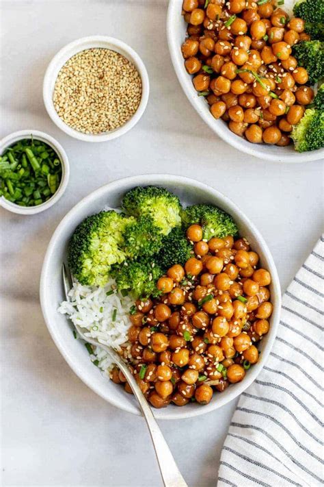 21 Easy Vegan Chickpea Recipes For Meal Prep | Healthy Recipes