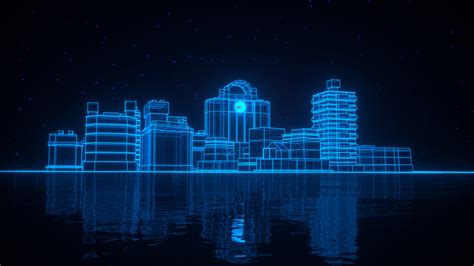 540x960169220 Neon Blue Light 3D Architecture 540x960169220 Resolution Wallpaper, HD Artist 4K ...