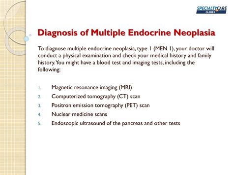 PPT - Multiple Endocrine Neoplasia - Symptoms, Causes, and Treatment PowerPoint Presentation ...