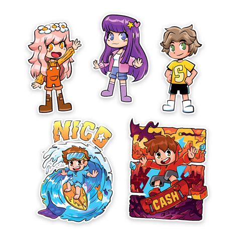 Cash & Nico’s Sticker Variety Pack! – Cash&Nico