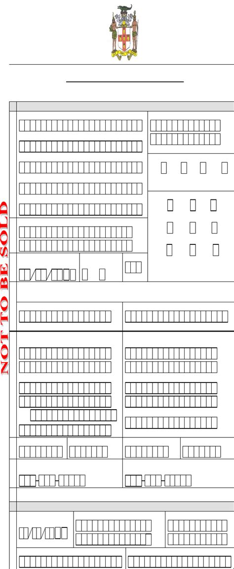 Fill - Free fillable Jamaican Passport Application Form PDF form