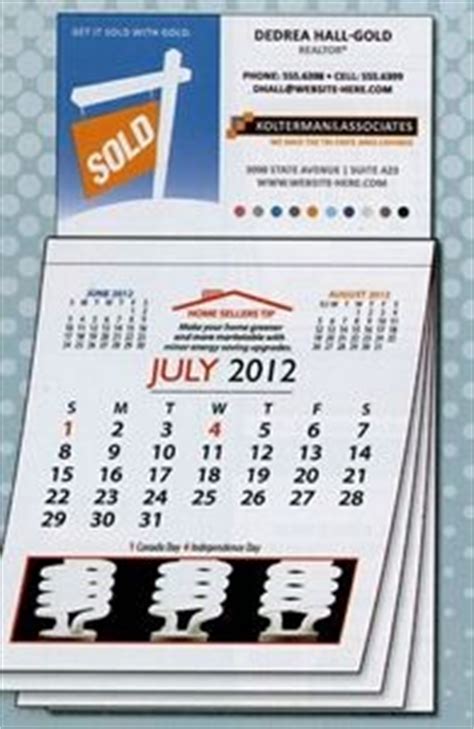 Magnetic Business Card Calendars