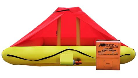 9-Man Life Raft-Marine & Aviation-w/Deluxe Survival Kit 9-Man Life Raft ...