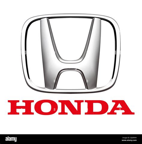 Logo of the car brand Honda, free space on white background Stock Photo ...