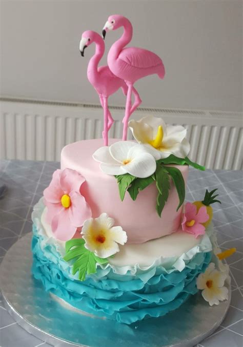 Best 176 Flamingo Cakes ideas on Pinterest | Amazing cakes, Conch fritters and Tropical party