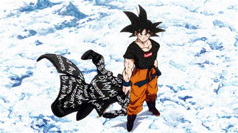 Drip goku taking his coat off by GokuGohanFan on DeviantArt