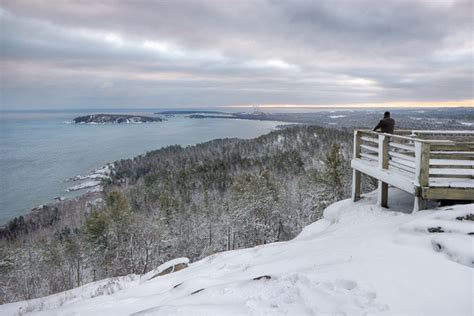 Michigan Nut Photography | Winter in Michigan | Winter dawn at Sugarloaf Mountain, Marquette ...