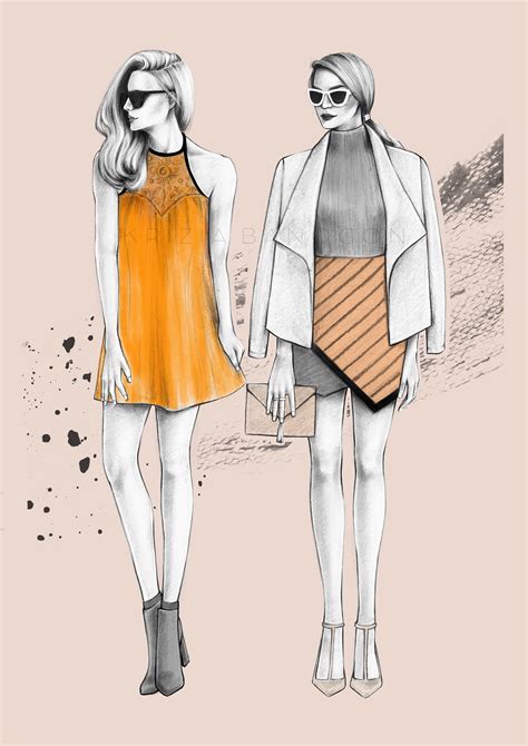 Orange/Salmon Outfits on Behance