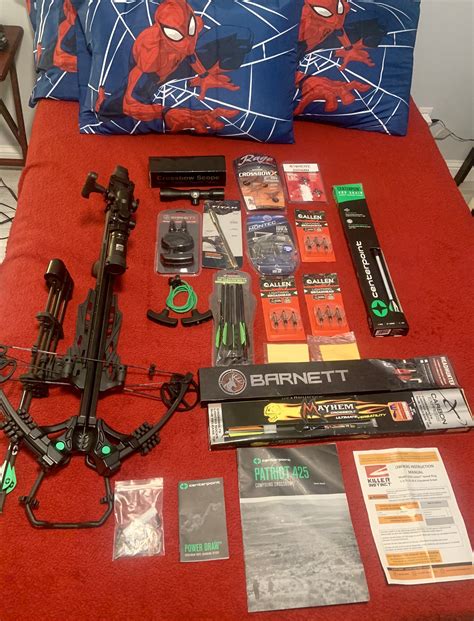 Centerpoint Patriot 425 Compound Crossbow w multiple accessories | Archery Addix