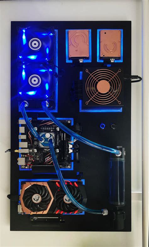 Wall mounted pc build : r/pcmods