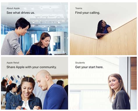 Apple's revised jobs site highlights innovation, corporate culture