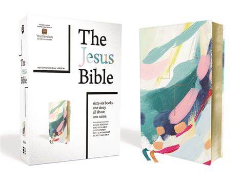 The Jesus Bible, NIV Edition, Leathersoft, Multi-color/Teal, Comfort Print - Seacoast Bookstore