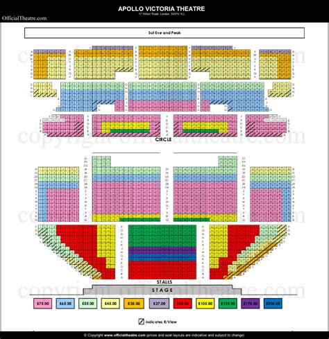 Apollo Theatre Seating Chart London | Elcho Table