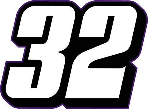 Racing Number Fonts 32