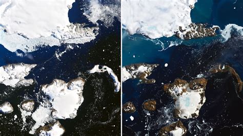 Antarctica is melting. NASA photos show consequence of record temperatures