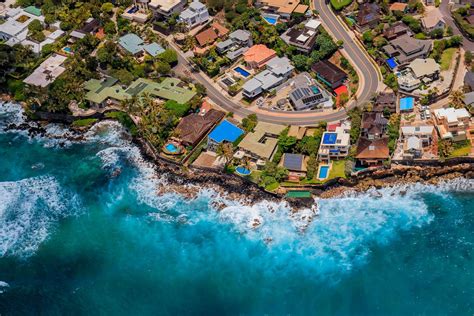 Hawaiian Beach Aerial Photo Beach Photo Print Hawaii Aerial | Etsy