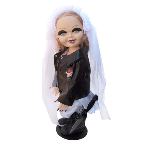 Bride of Chucky 26" Tiffany Doll In Wedding Dress & Knife (Halloween ...