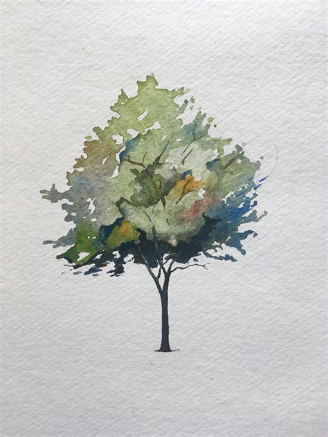 How To Paint A Tree In Watercolors | by Christopher P Jones | The ...