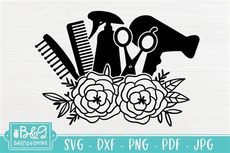 Hair Stylist Svg | Monogram, Scissors, Free | Design Bundles