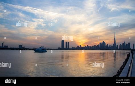 Dubai city skyline Stock Photo - Alamy