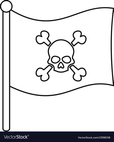 Pirate Flag Coloring Pages Pirate Coloring Pages Flag Coloring Pages ...