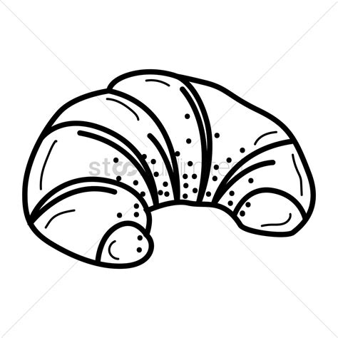 Croissant Vector at Vectorified.com | Collection of Croissant Vector ...