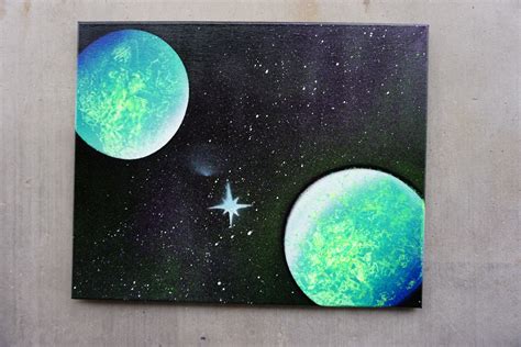 Épinglé par Taylor sur Galaxy Spray Paint Art | Peinture