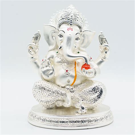 ITALIAN SILVER GANESH IDOL – Sagar Silver