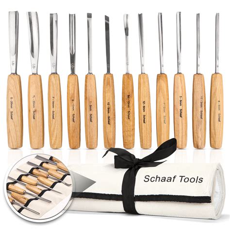 Full Size Wood Carving Tool - Set of 12 | Schaaf Tools