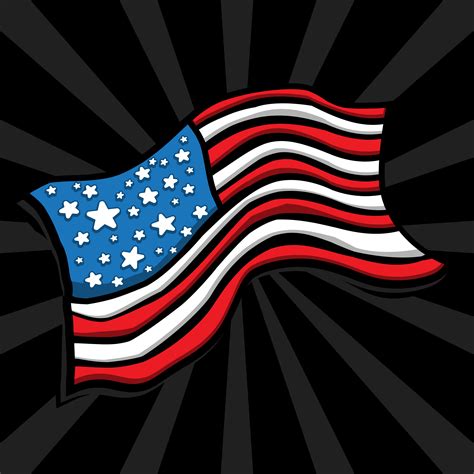 American Flags 550882 Vector Art at Vecteezy