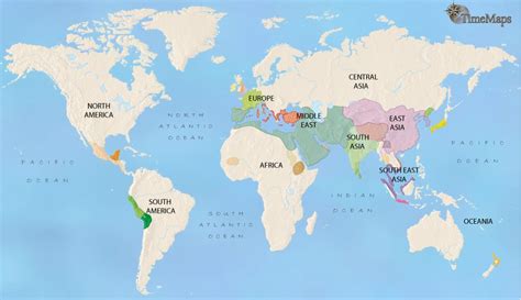 Map of the World, 1000 BC: History in the Early Iron Age | TimeMaps