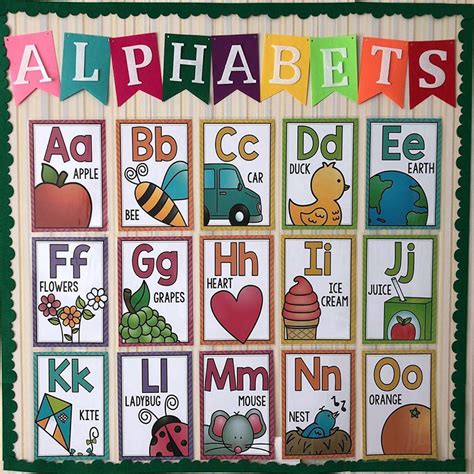 Preschool Alphabet Poster