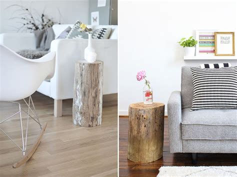 DIY Home Inspo: Tree Stump Coffee Tables | A Pair & A Spare