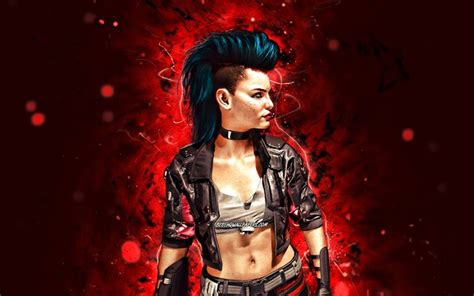 Download wallpapers Young Rogue, 4k, red neon lights, Cyberpunk 2077 ...