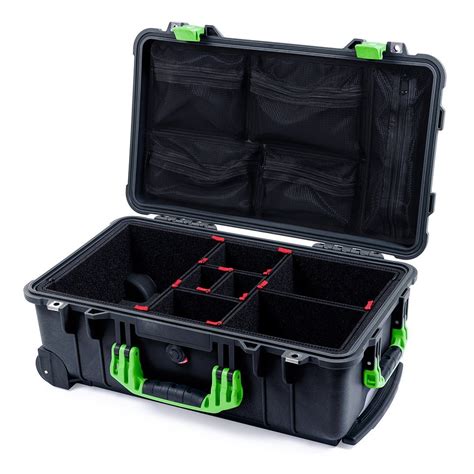 Pelican 1510 Case, Black with Lime Green Handles & Latches - Pelican ...